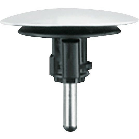 Clic plug vrijstaand/wall/corner acryl bad Metalen pin desco Collection mat wit