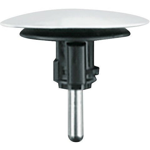 Clic plug vrijstaand/wall/corner acryl bad Metalen pin desco Collection mat wit