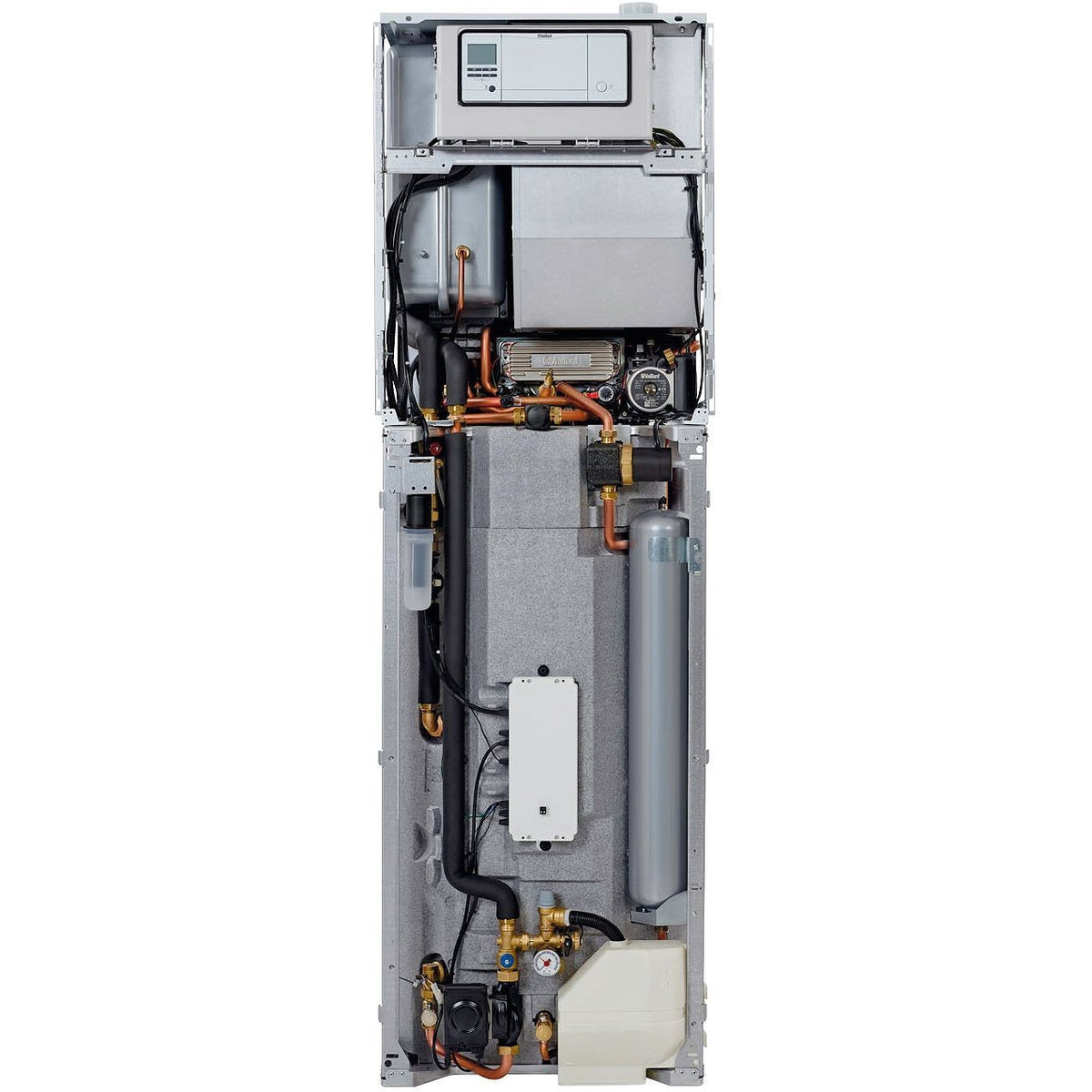 Condensatie vloerketel met ingebouwde zonneboiler aurocompact Vaillant vsc D 206 ERP CV A ERP WW A