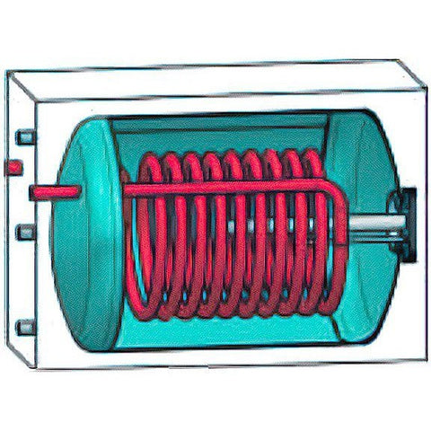 CV boiler interdomo 150L horizontaal, ketels & boilers — SKU DESCO-178236