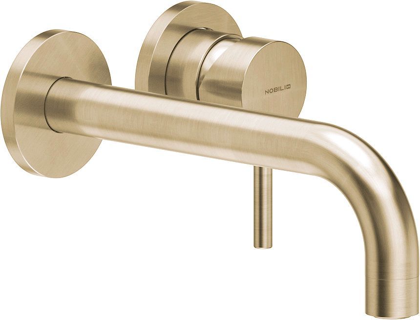 Afwerkset 1GREEPS mengkraan lavabo live nobili 200MM Miele geborsteld