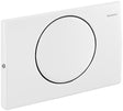 Duwplaat 1-TOETS DELTA10 rond voor Duofix Basic Geberit wit