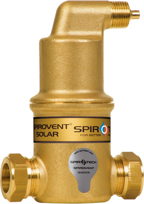 Luchtafscheider Solar spirovent horizontaal 22MM