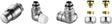 SET HONEYWELL DESIGN DOUBLE EQUERRE GAUCHE CHR M24-16X2