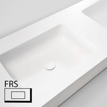 TABLET TAILOR TOP DUBBELE LAVABO RECHTS FRS 160CM SOLID XONYX WIT