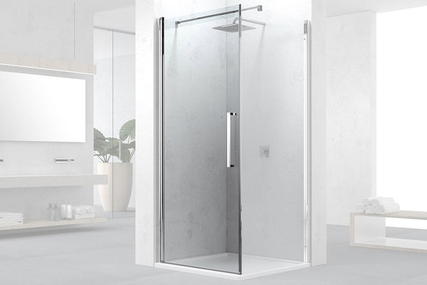 DRAAIDEUR HOEK SWING 77-79 H200 CHROOM-SATIN