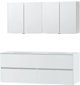 MEUBLE MOLTO POUDRE BLANC 160 SOLID ARMOIRE TOILETTE