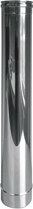 Inox enkelwandige buis 0,5M 150MM