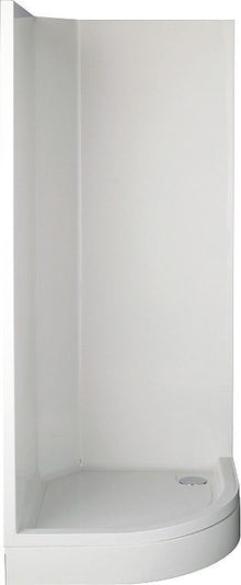 Douchecabine monolith 950 kwartrond wit 95-95-225