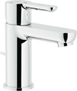 1 Greep mengkraan lavabo coldstart abc met automatische sluiting chroom
