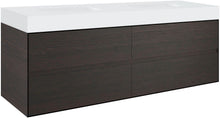 Onderbouw 4LADES voor tablet puro 2 lavabos tenso 160CM wenge