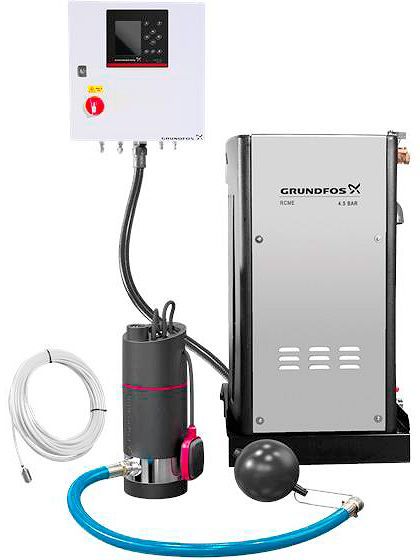 Regnwatersysteem voor utiliteitsbouw Grundfos rcme