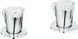JEU DE ROBINETS BIDET COSTA L NEW GROHE CHROME