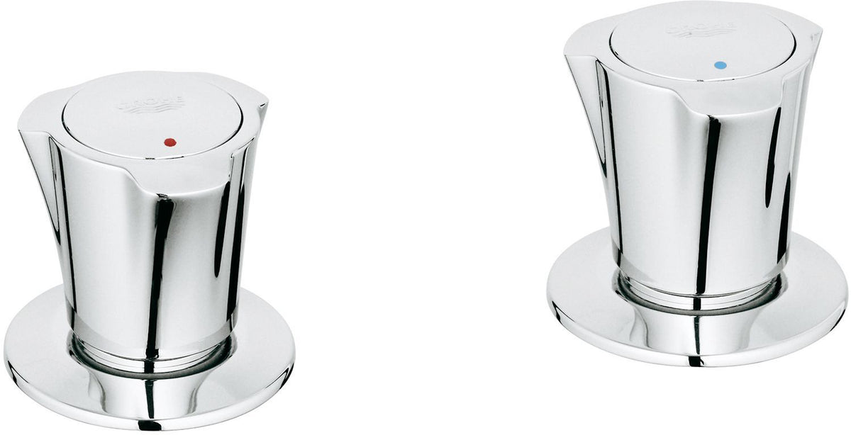 Paar bidet kranen Costa L new FG chroom