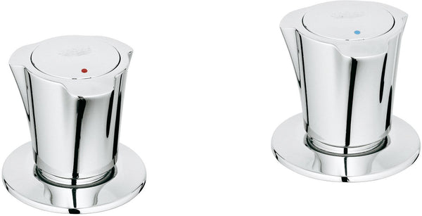 Paar bidet kranen Costa L new FG chroom