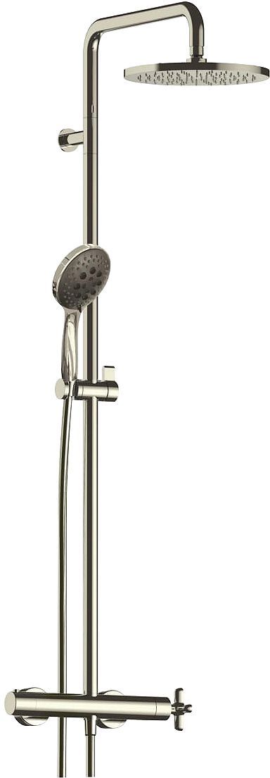 COLONNE DE DOUCHE +THERMOSTAT ICONA CLASSIC FANTINI 24CM POLISHED NICKEL PVD