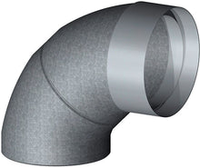 Geisoleerde bocht+koppeling d-ventilatie 150-180MM 90° epp