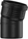 ELLEBOOG PP 15°MF 90MM ZWART
