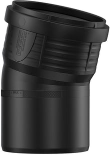 ELLEBOOG PP 15°MF 90MM ZWART