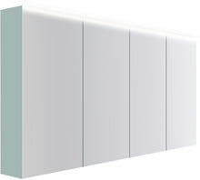 SPIEGELKAST COFFEE 4 DEUREN 1600MM 4250K IJSBLAUW ZACHT MAT