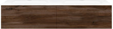 Onderbouw COFFEE 2 lades 140 duo notenlaar Fluweel +dubbele wastafel porselein wit