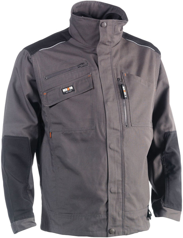 Jas herock perseus grijs/zwart XL