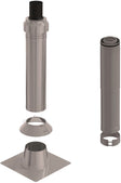 Kit hellend dak clv inox 110/160 ubbink