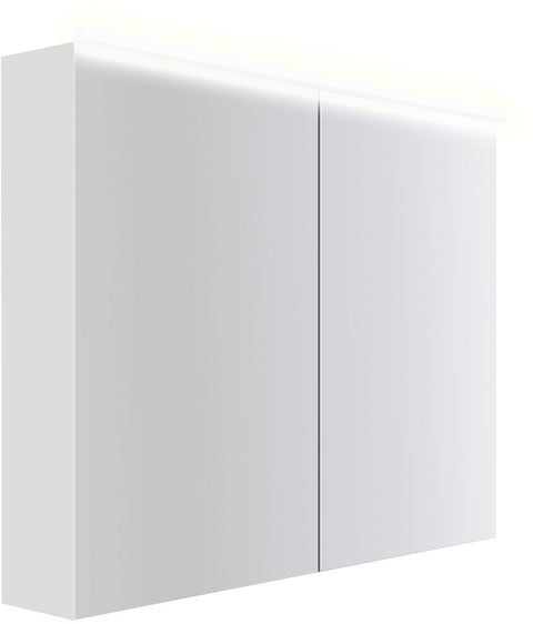 Spiegelkast COFFEE 2 deuren 1000MM 4250K Decor Fluweel, badkamermeubelen — SKU DESCO-193072