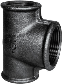 Gas reductie T gf Nr 130 3/4"-3/4"-1/2"