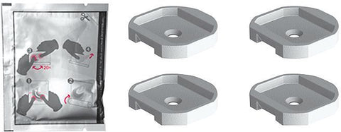 Bevestigingsset (4 stuks) HOLD o(n) zonder boren, verwerkingsartikelen — SKU DESCO-162112