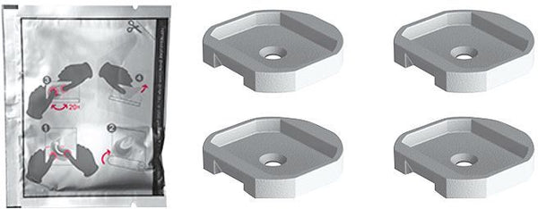 BEVESTIGINGSSET (4 STUKS) HOLD O(N) ZONDER BOREN