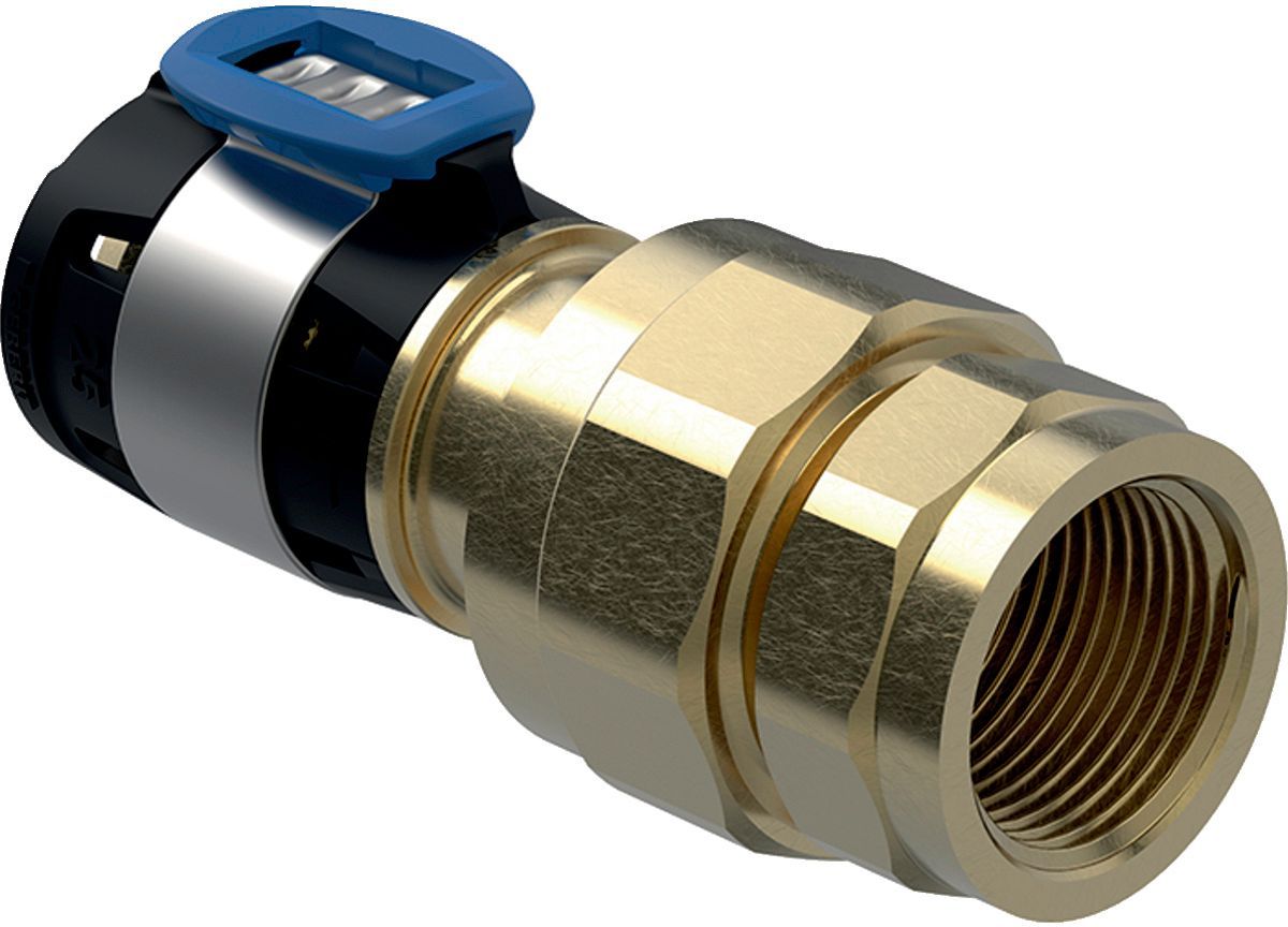 3-DELIGE Koppeling 40MM-5/4"F FlowFit Geberit