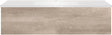 SOUS MEUBLE COFFEE 1 TIROIR 120 CHENE DECOR FLANELLE+LAVABO BLANC