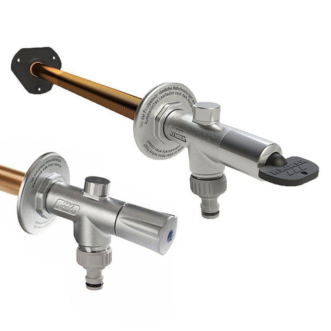 FROSTI® PLUS vorstbestendige buitenkraan Frosti-Plus KEMPER, DN15 BI. v. wanddiktes 150-415mm - Chroom, aansluitkranen — SKU MB-19275-22802, EAN 5404029121794