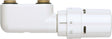 SET VANNE DESIGN AVEC TETE THERMOSTATIQUE DE LUXE VASCO EQUERRE RAL9016