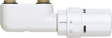 SET VANNE DESIGN AVEC TETE THERMOSTATIQUE DE LUXE VASCO EQUERRE RAL9016