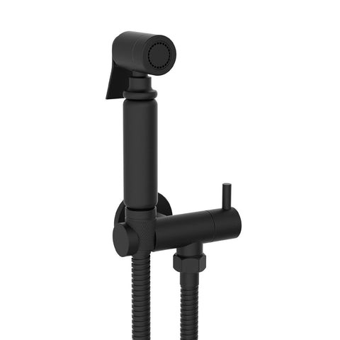 BELVIT Design bidet toiletkraan met handdouche matzwart inbouw brauseset - Mat zwart, wc-potten — SKU MB-19529-23056, EAN 5404024123380