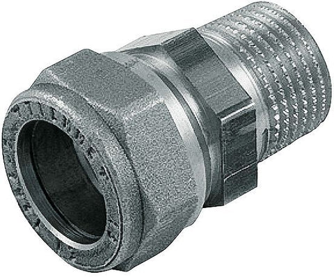 Bikon koppeling chroom 1/2"M-15MM
