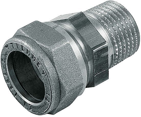 BICONE RACCORD REDUCTION 1/2"M-15MM CHR.