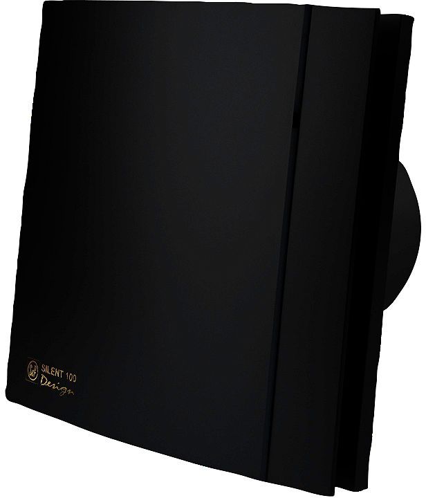 BADKAMERVENTILATOR SILENT-100 CZ BLACK DESIGN S&P