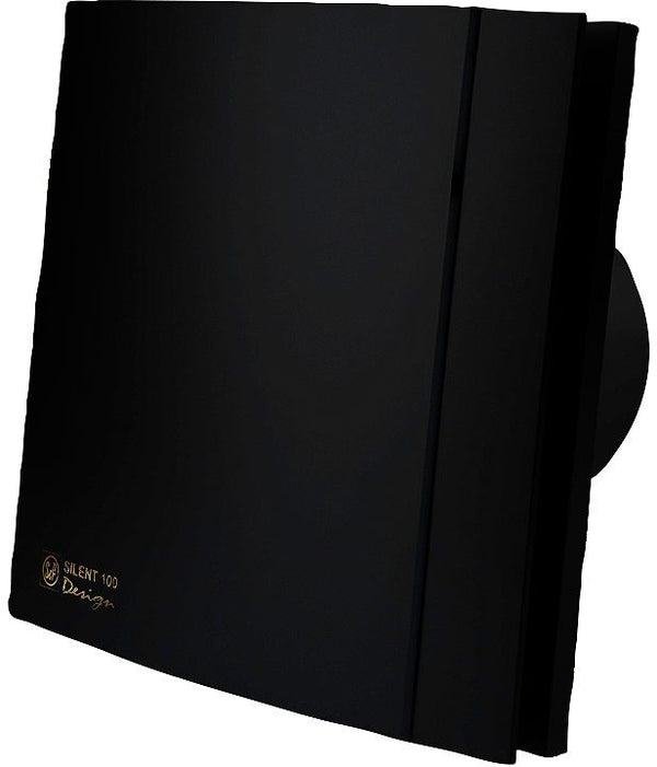BADKAMERVENTILATOR SILENT-100 CZ BLACK DESIGN S&P