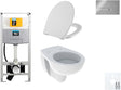 WALLFIX OLI WC SUSPENDU BASTIA D600 SOFTCLOSE + LIFT-OFF IPLATE MAT CHROME