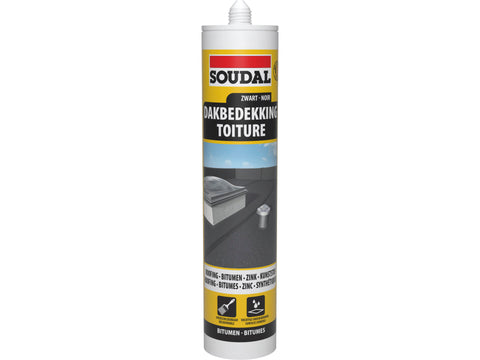 Soudal dakreparatiekit 300ml zwart