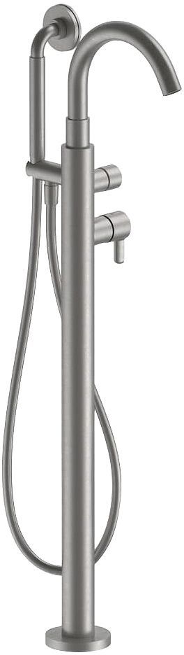 1GREEP Mengkraan bad vrij icona classic fantini+handdouche zonder inbouwdeel raw metal pvd