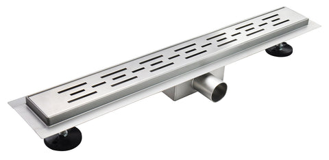 RVS douchegoot vloerafvoer afvoergoot doucheafvoer afvoer goot 50cm Aloni - Chroom, douchegoten — SKU MB-16516-20043, EAN 5404024100015