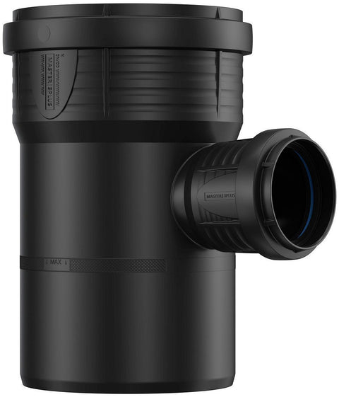 T PP 90°MFF 110-50MM ZWART