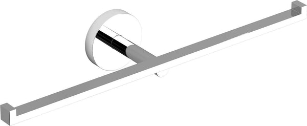 PORTE-ROULEAU DOUBLE FLAT CLOU CHROME