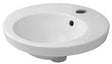 Inbouw lavabo starckii Duravit diameter 475MM +kraangat/overloop wit