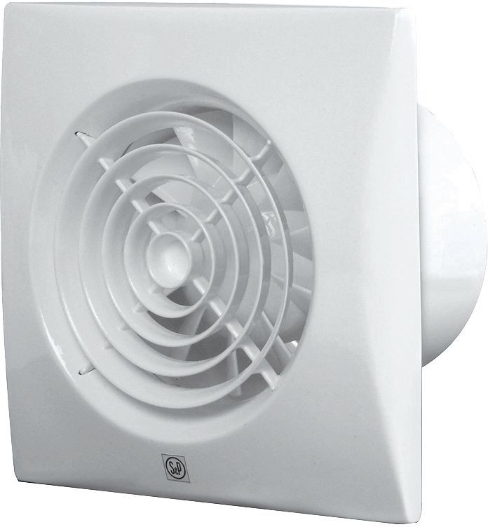Badkamerventilator standaard SILENT-100 CZ 12V s&p