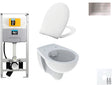 WALLFIX OLI HANGWC BASTIA RIMFREE PRESSALIT T SOFT-CLOSE + LIFT-OFF SLIM INOX